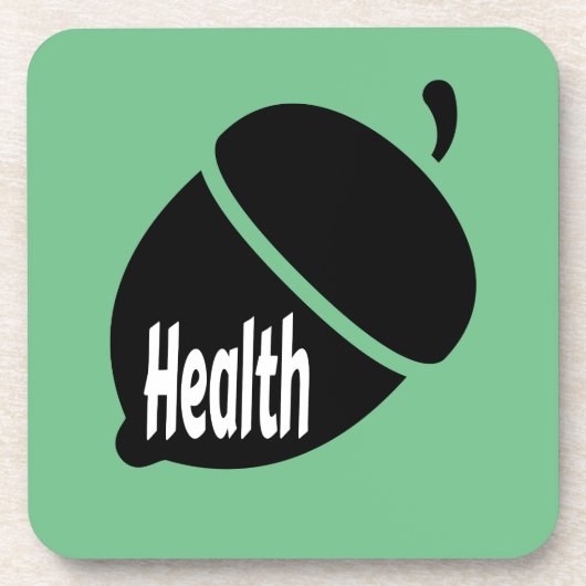 Gesundheitsvorsorge Getränkeuntersetzer (Vorderseite)