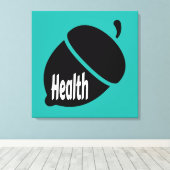 Gesundheitsvorsorge Leinwanddruck (Insitu (Holzboden))