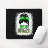 Gesundheitswarrior Messy Bun Mental Health Awarene Mousepad (Mit Mouse)