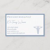 Gesundheitswesen Beruflich - Physiotherapeut Busin Visitenkarte (Rückseite)