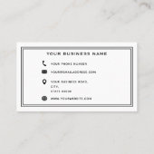 Gesundheitswesen CNA Krankenpfleger Doktor Cardiol Visitenkarte (Rückseite)