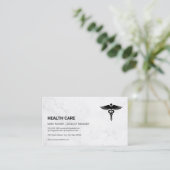 Gesundheitswesen | Medizinisches Symbol Terminkarte (Stehend Vorderseite)