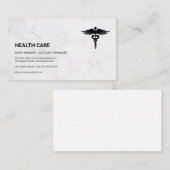 Gesundheitswesen | Medizinisches Symbol Terminkarte (Vorne/Hinten)