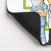 Gesundheitswesen oder medizinisches Personal - Mousepad (Ecke)