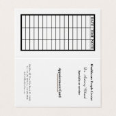 Gesundheitswesen Patientenkarten Visitenkarten (Außenseite Aufgefaltet)