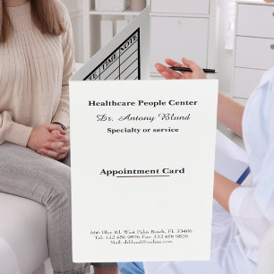 Gesundheitswesen Patientenkarten Visitenkarten