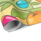 Gesundheitswesen & Pharmazie Orangen und Reben Geschenkpapier (Rolleneckpunkt)