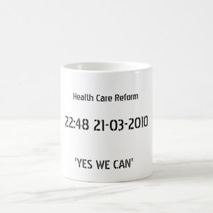Gesundheitswesen-Reform-Sieg-Tasse Kaffeetasse