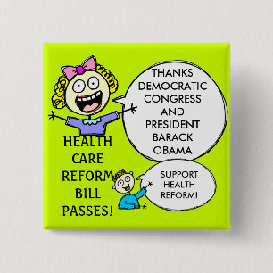 GESUNDHEITSWESEN-REFORMGESETZ BUTTON