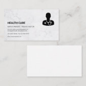 Gesundheitswesen | Symbol für Ärzte Terminkarte (Vorne/Hinten)
