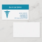 Gesundheitswesen und medizinisches visitenkarte (Vorne/Hinten)