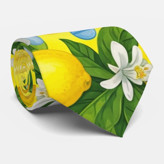 Gesundheitswesen und Pharmazie Lemon Yellow Krawatte (Gerollt)