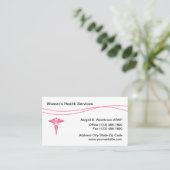 Gesundheitszentrum für Frauen Visitenkarte (Stehend Vorderseite)