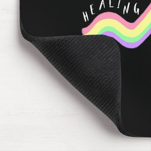 Gesundheitsziffer-Heilung ist nicht linear Mousepad (Ecke)