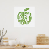 Gesundheitsziffer Poster (Küche)