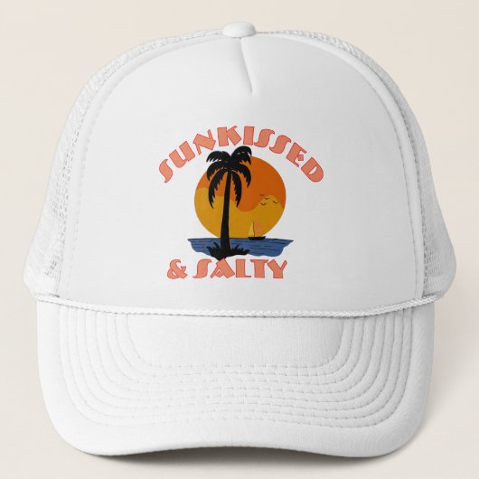 gesunken und salzig truckerkappe (Vorderseite)