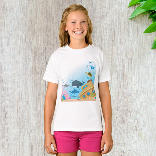 Gesunkene Schiffe und Fische T-Shirt