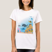 Gesunkene Schiffe und Fische T-Shirt (Vorderseite)