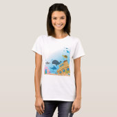 Gesunkene Schiffe und Fische T-Shirt (Vorne ganz)