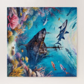 Gesunkenes Schiff Puzzle (Horizontal)