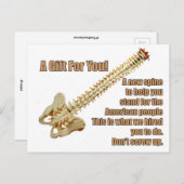 Get a Spine Postcards Postkarte (Vorne/Hinten)