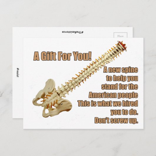 Get a Spine Postcards Postkarte (Vorne/Hinten)