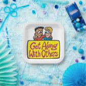 Get Along With Others Friends Kindness and Unity Pappteller (Party)