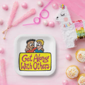 Get Along With Others Friends Kindness and Unity Pappteller (Party)