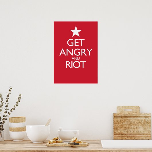 Get Angry Poster (Küche)