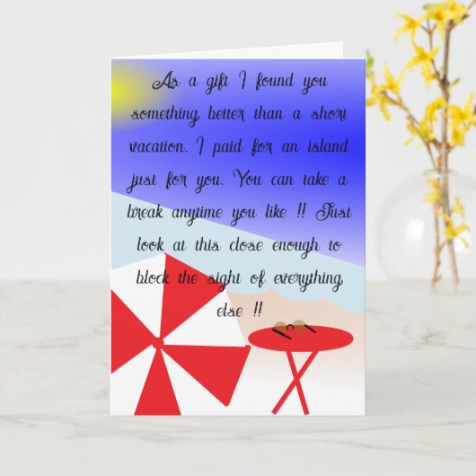 GET AWAY 24/7 KARTE (Gelbe Blume)