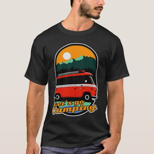 Get away from it all Let's go Camping T-Shirt (Vorderseite)