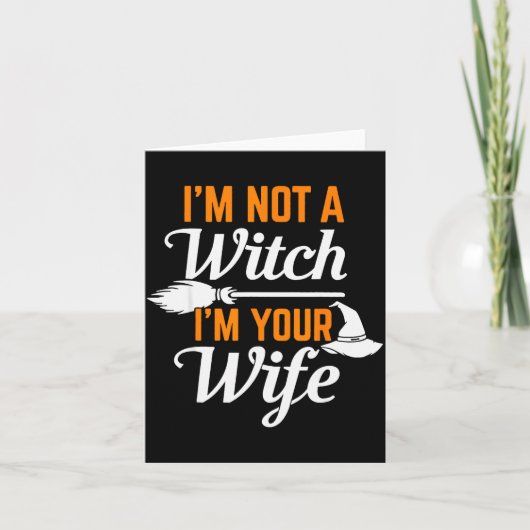 Get Back Witch, I'm Not A Witch I'm Your Wife Set Karte (Vorderseite)