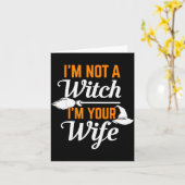 Get Back Witch, I'm Not A Witch I'm Your Wife Set Karte (Gelbe Blume)