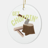 Get Choppin' Keramik Ornament (Links)