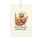 Get Cozy and Sloth Around This Autumn Autolufterfrischer (Vorderseite)