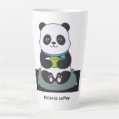 Get cozy while politely ignoring unwanted opinions milchtasse (Vorderseite)