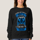 Get Dirty Get Chains Funny UTV SxS Side by Side SS Sweatshirt (Vorderseite)