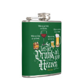 Get Drunk And Go To Heaven Flachmann (Rechts)