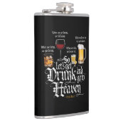 Get Drunk And Go To Heaven Flachmann (Rechts)