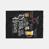 Get Drunk And Go To Heaven Fleecedecke (Vorderseite (Horizontal))