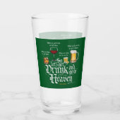 Get Drunk And Go To Heaven Glas (Rückseite)