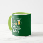 Get Drunk And Go To Heaven Tasse (Vorderseite Links)