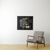 Get Drunk And Go To Heaven Wandteppich (Beispiel (Horizontal))