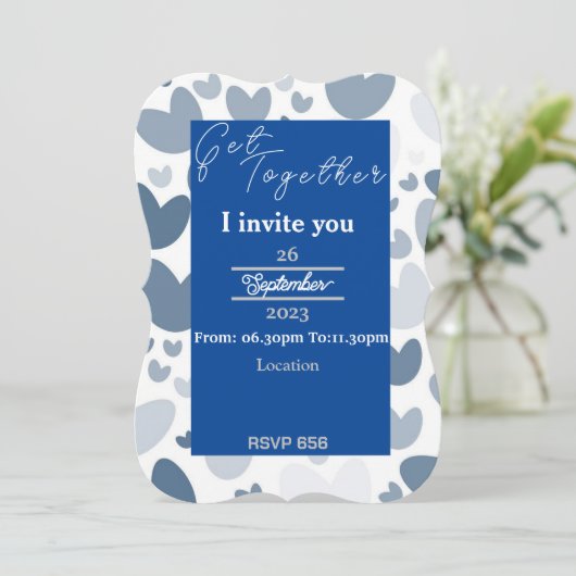 Get Einladung (Stehend Vorderseite)