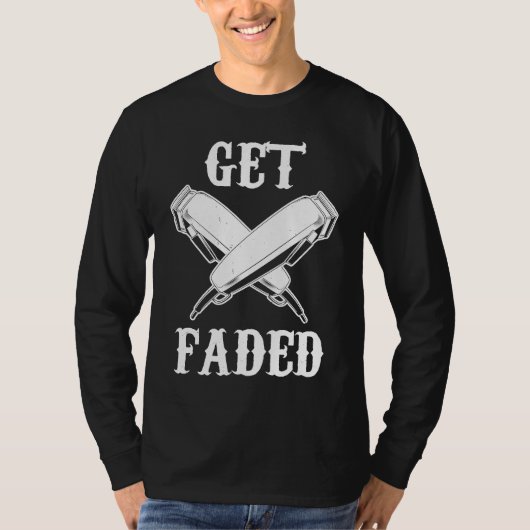 Get Faded Barber Shop T-Shirt (Vorderseite)