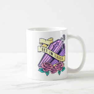 Get in Loser Coffin Pastel Goth Kawaii Halloween A Kaffeetasse