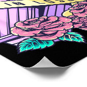 Get in Loser Coffin Pastel Goth Kawaii Halloween A Poster (Ecke)