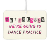 "Get in Loser" Personalisiert Autolufterfrischer (Rückseite)