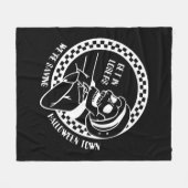 Get In Losers Lazy Halloween Costume Fun Skeleton Fleecedecke (Vorderseite (Horizontal))