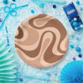 "Get in the Groove" Paper Plate Pappteller (Party)